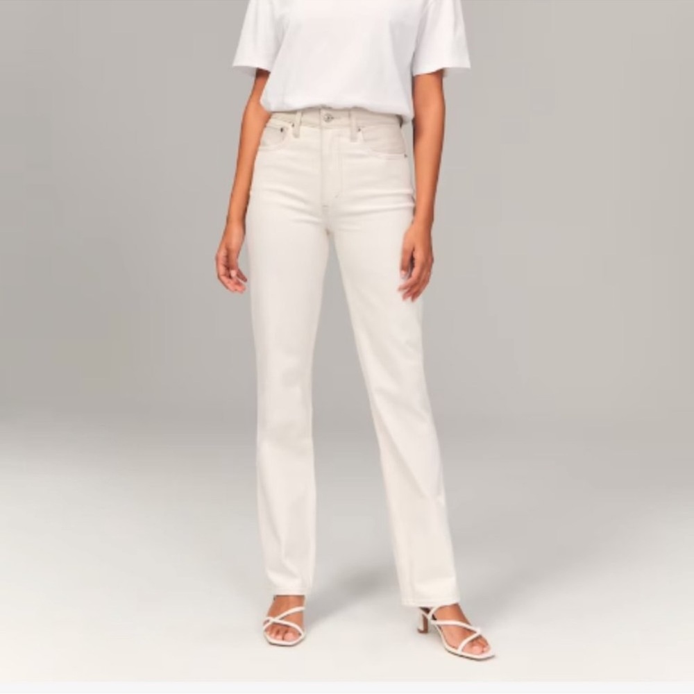 Abercrombie 90s straight ultra high rise